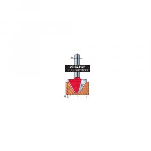 Frez do liter x 28,60 x 19 x 67,15 x 12 Z2 α=60° FREUD 20-57412P