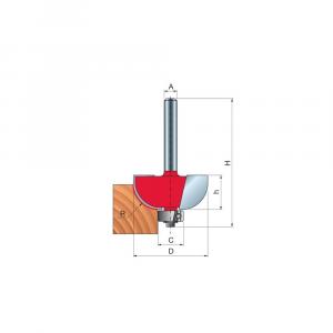 Frez do żłobień x 19 x 14 x 56,0 x 8 Z2 FREUD 30-10008P