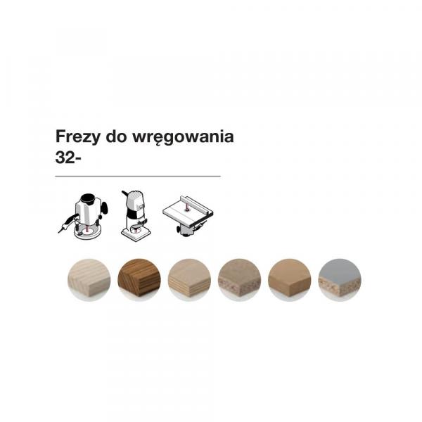 Frez do wręgowania x 34,90 x 12,70 x 54,7 x 8 Z2 FREUD 32-50008P