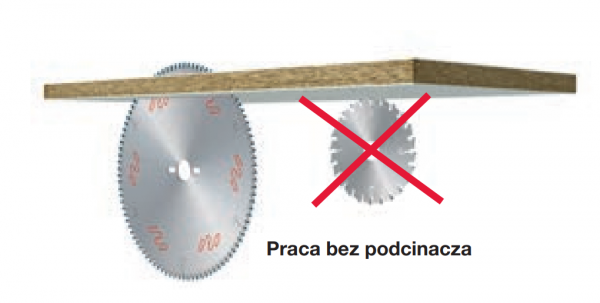 Piła do cięcia płyt obustronnie laminowanych - 220 x 3,2 / 2,2 x 30 mm Z42 FREUD LU3B