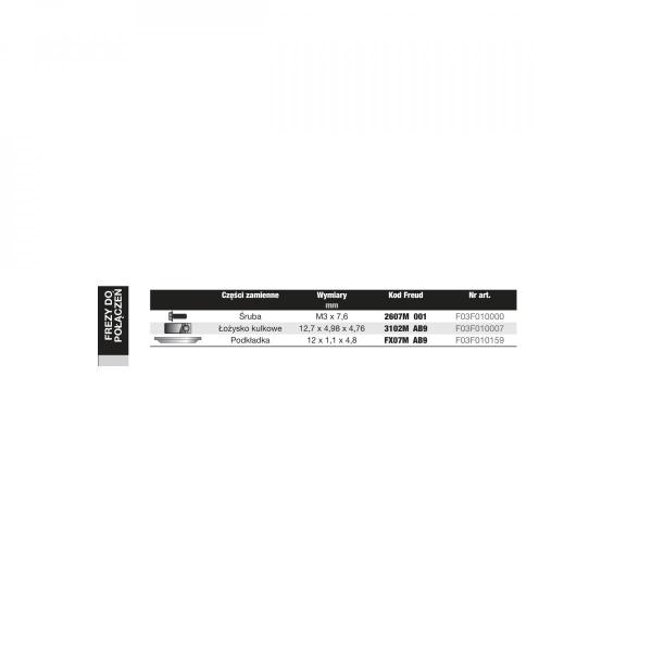 Frez do kasetonów x 76,20 x 16 x 64,7 x 12 R1=16 R2=16 Z2 FREUD 99-22112P