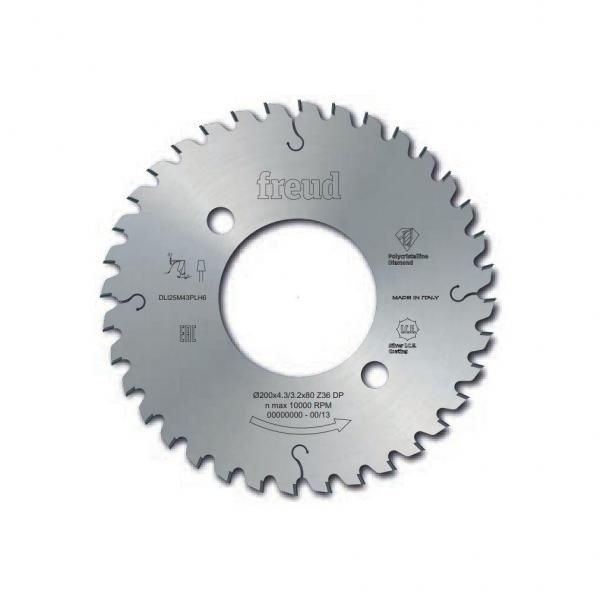 Piła podcinająca polikrystaliczny diamentowy podcinacz regulowany H6 - 120 x 2,8 - 3,6 / 2,2 x 22 mm Z24 FREUD DLI25M