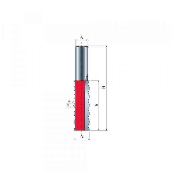 Frez do połączeń falistych x 16 x 51,30 x 88,0 x 12 Z2 FREUD 85-03312P