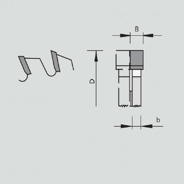 Piła STEHLE GROOVING rowkująca 150 x 1,5 / 0,8 x 30 Z 12