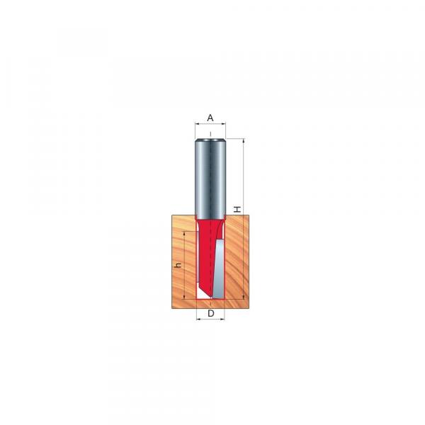 Frez schodkowy x 12,70 x 54 x 98,3 x 12 Z2 FREUD 14-10612P