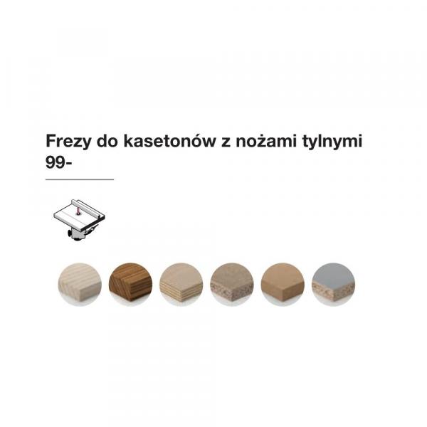 Frez do kasetonów z nożami tylnymi x 89 x 25 x 75,0 x 12 Z2 α=15° FREUD 99-57112P
