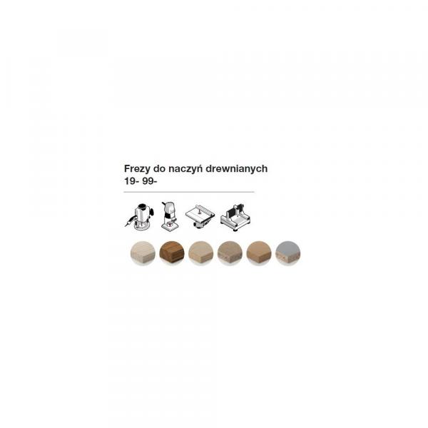 Frez do naczyń drewnianych x 19 x 15,90 x 47,5 x 6 Z2 FREUD 19-10606P