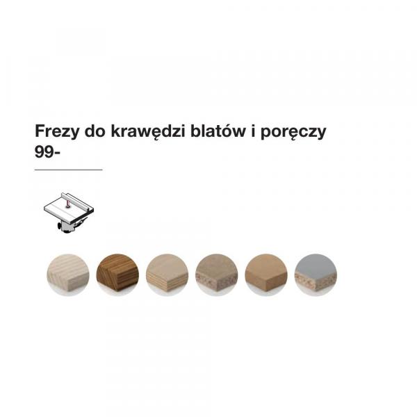 Frez do krawędzi blatów i poręczy x 35 x 38,50 x 86,6 x 12 Z2 α=25° FREUD 99-07212P