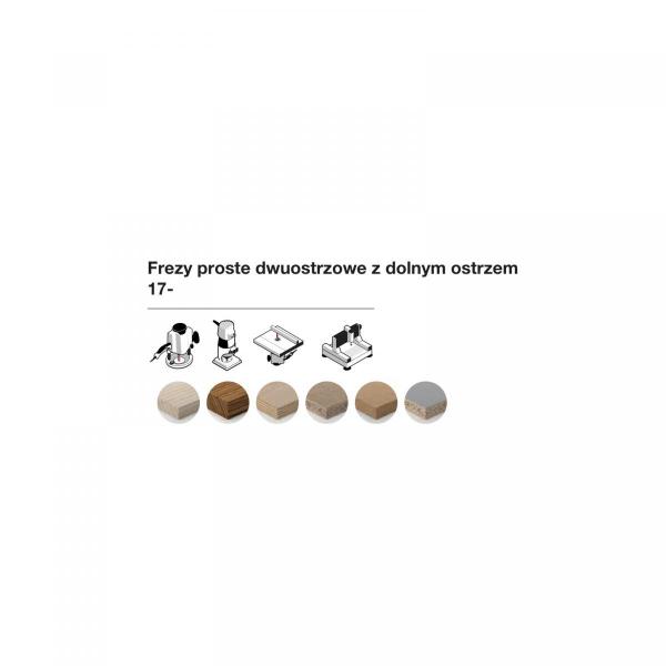 Frez dwuostrzowy do obróbki prostej x 16 x 45 x 85,0 x 8 Z2+1 FREUD 17-10008P