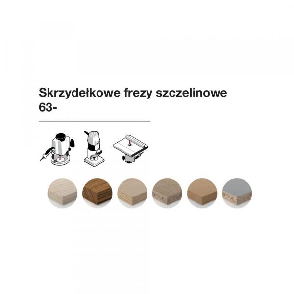 Frezy skrzydełkowe szczelinowe x 50,80 x 2,50 x 60,3 x 8 Z3 FREUD 63-11308P
