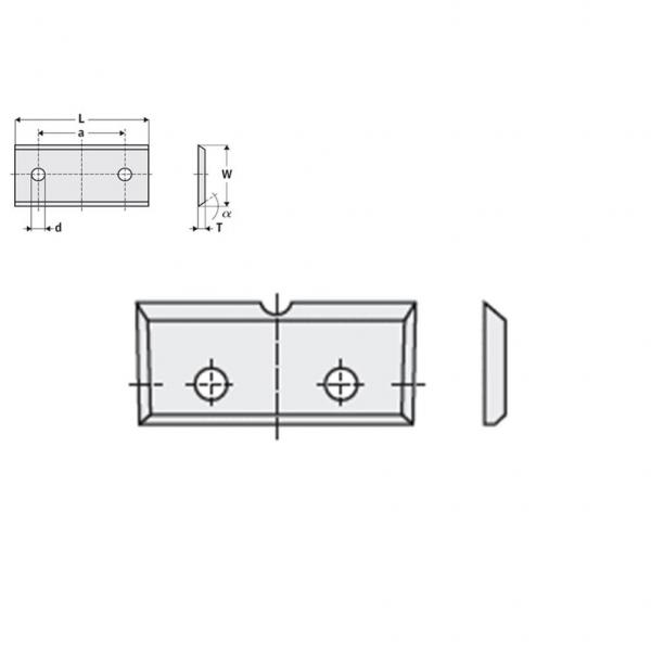 Nóż 23 x 7 x 1,5 K-KCR08