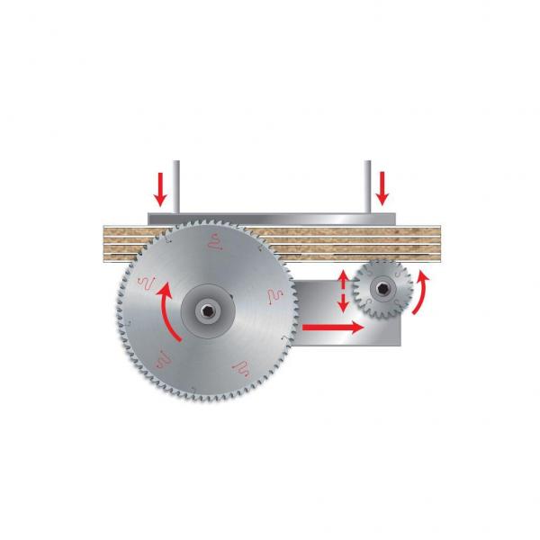 Piła przemysłowa do formatowania płyt drewnopochodnych - 380 x 4,8 / 3,5 x 60 mm Z84 FREUD LSB X