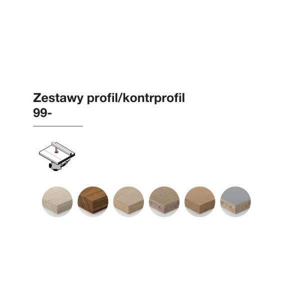 Zestaw profil/kontrprofil x 50,40 x 32,70 x 104,00 x 12 R=5,50 Z2 FREUD 99-29012P