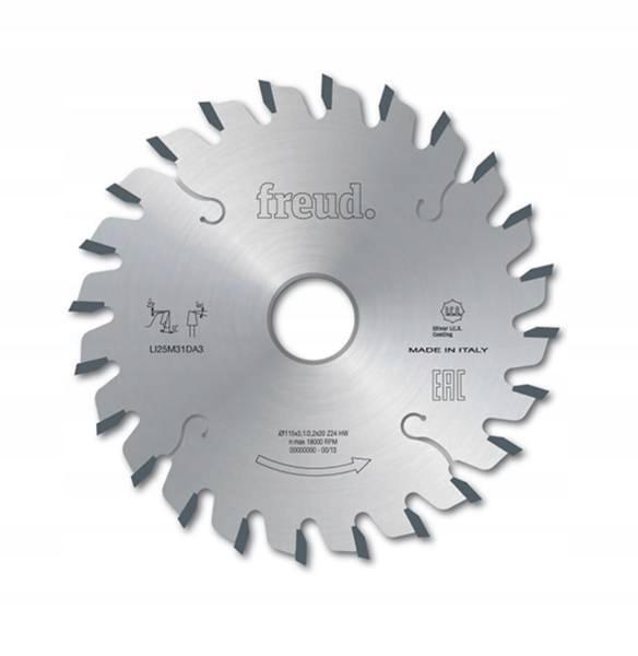 Piła podcinająca z zębem stożkowym - 125 x 3,1 - 4,3 / 2,2 x 20 mm Z24 FREUD LI25M