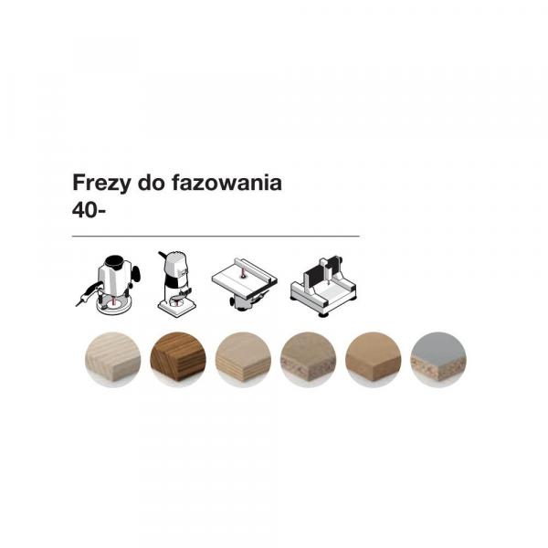 Frez do fazowania x 31 x 9,50 x 52,3 x 6 Z2 α=45° FREUD 40-10506P