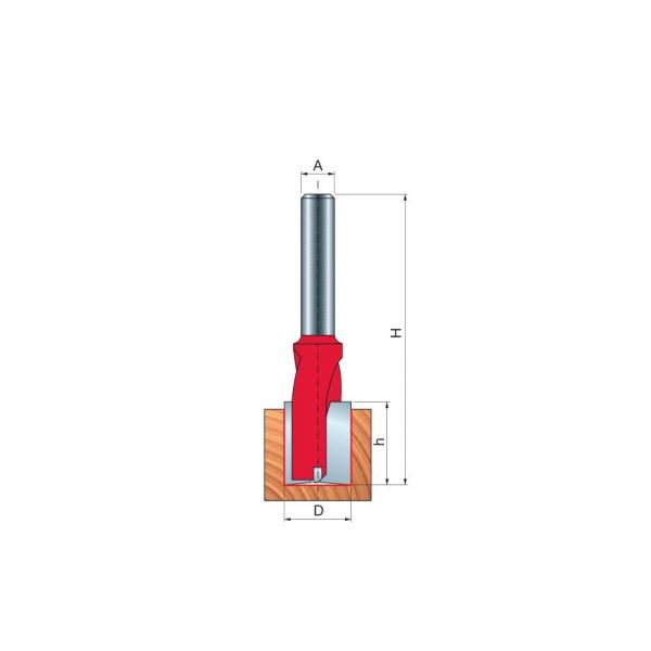 Frez dwuostrzowy do obróbki prostej x 16 x 45 x 85,0 x 8 Z2+1 FREUD 17-10008P